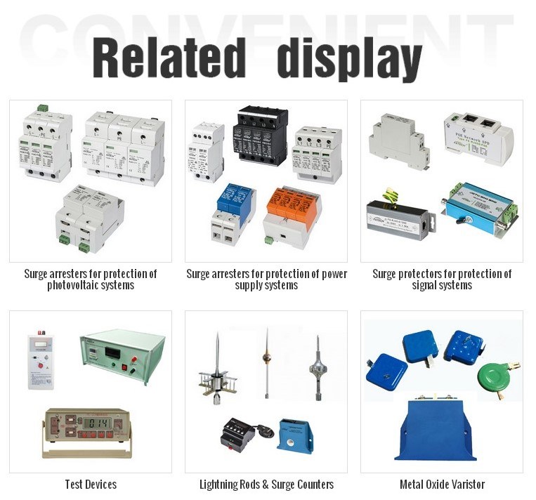 Parallel connection surge arrester for LED lamp protection