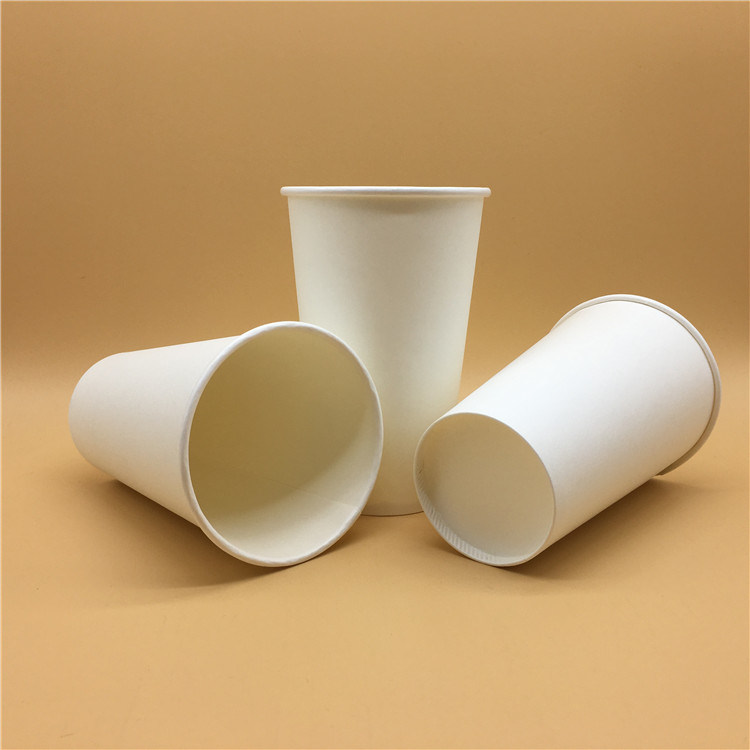 100% Compostable Disposable PLA Coffee Paper Cup Hot Drink Wholesale
