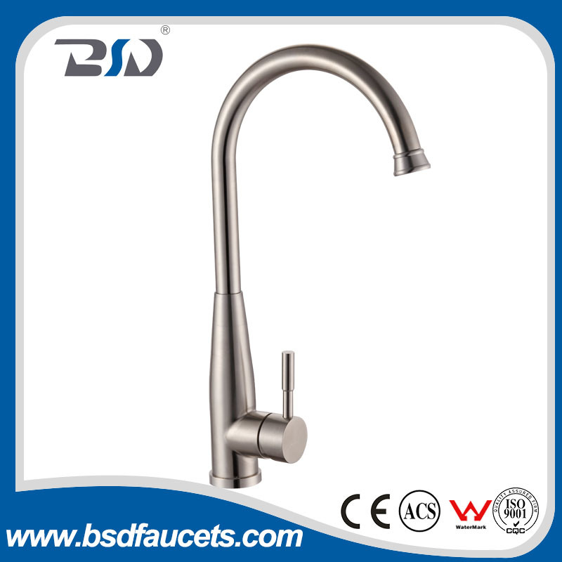 Stainless-Steel Brushed Nickel Two Functions Hot Cold Kitchen Sink Faucet