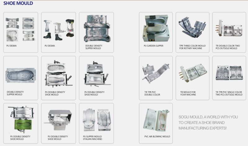 PVC Air Blowing Shoe Upper Mould