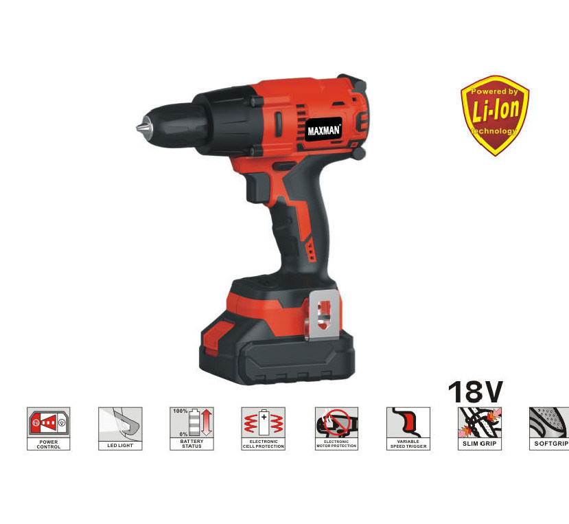 18V Li-ion Cordless Impact Drill