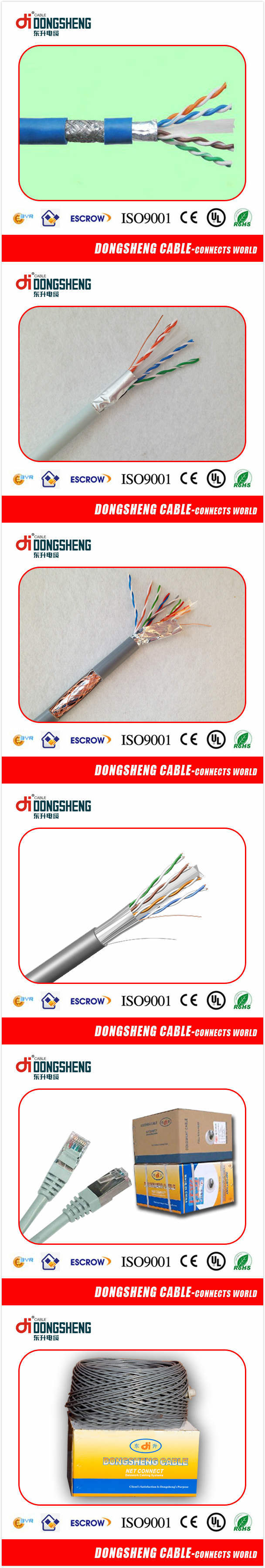 High Quality FTP Cat5e Patch Cable 3m Kinds of Color with Factory Price