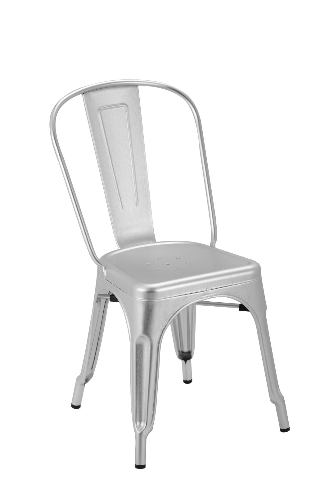 French Steel Metal Restaurant Dining Chair