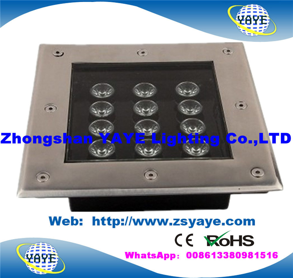 Yaye 18 Hot Sell IP67 COB 10W/20W/30W/40W/50W Square 12W/24W/36W/48W RGB LED Underground Light/LED Buried Light/LED Inground Lights with 2/3 Years Warranty