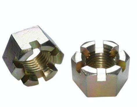 DIN 935 Hexagon Slotted Castle Nut