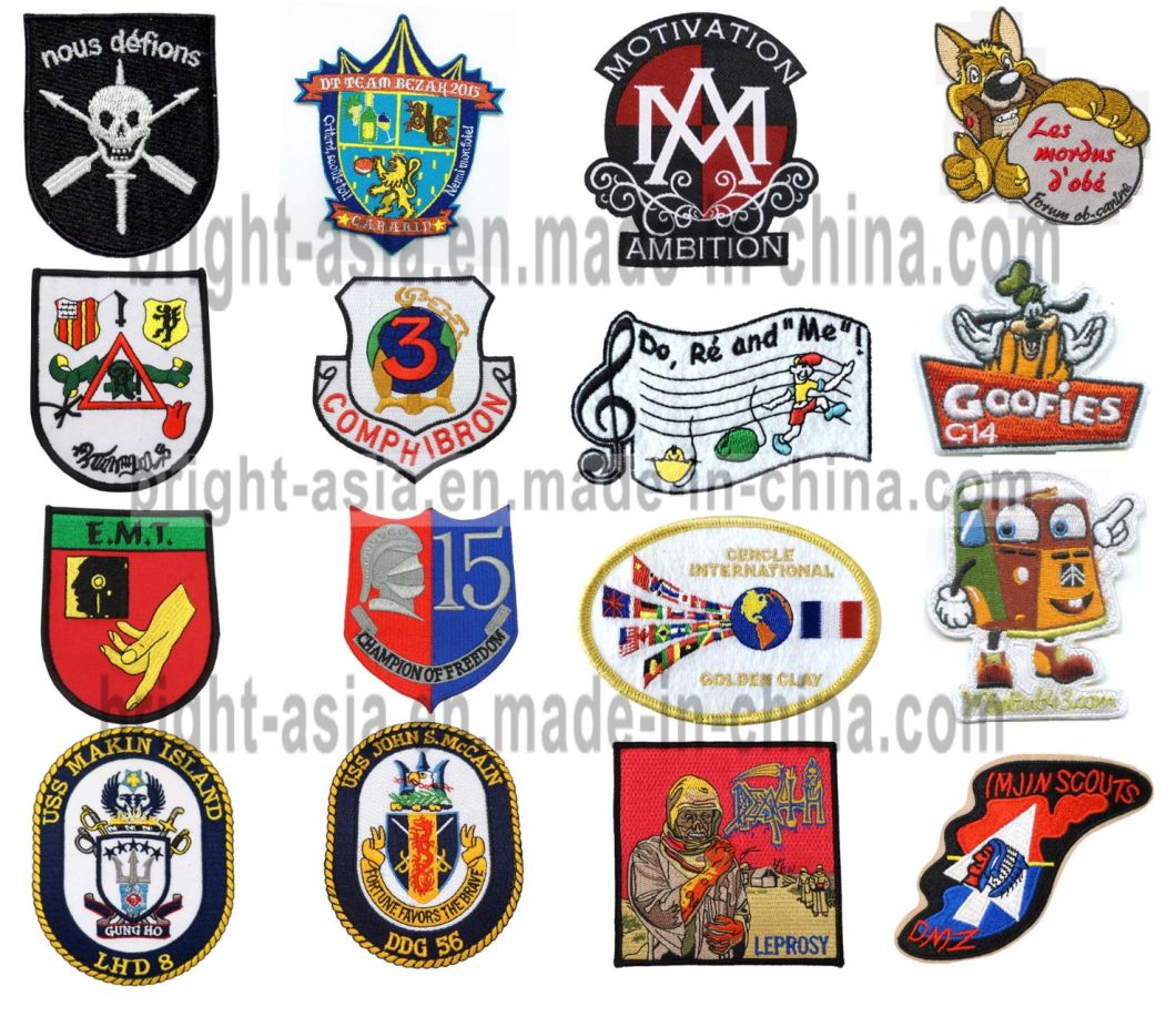 Fashion Embroidery Patch for Iron on Clothing (BYH-10147)