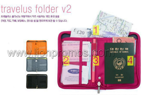 Tourism Souvenir Gift Multi Pockets Passport Holder Cover
