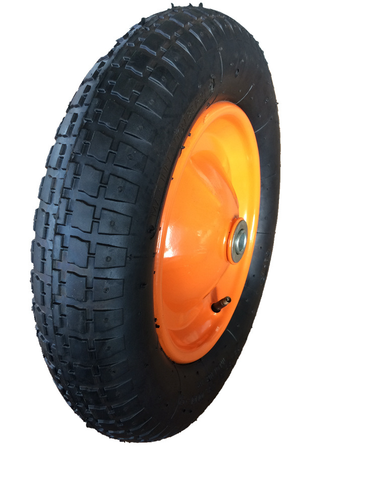 Chinese Supplier Pneumatic Tyres Rubber Wheelbarrow Wheels 3.00-8