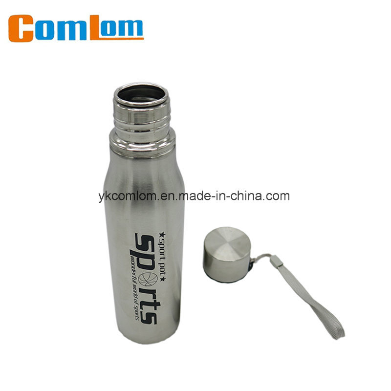 Single Wall Promotional Stainless Steel Sports Water Bottle