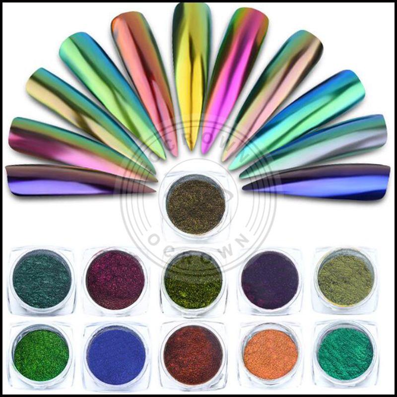 Shining Multi-Chrome Mirror Chameleon Chrome Pigment Powder