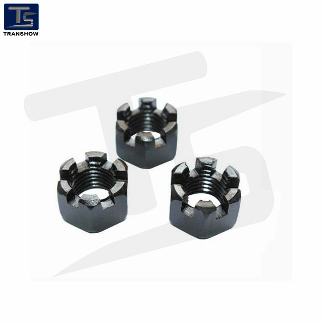 M18-M72 DIN935 Carbon Steel Hex Slotted Nut/Castle Nut