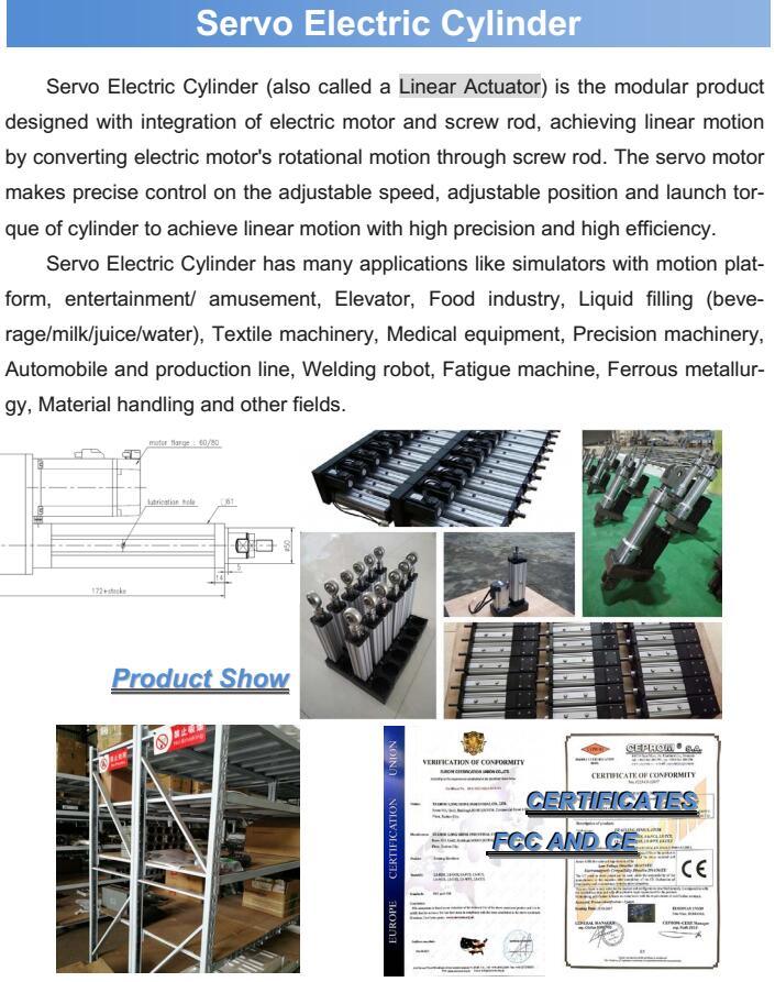 New Product Multistage Cylinder Servo Electric Actuator