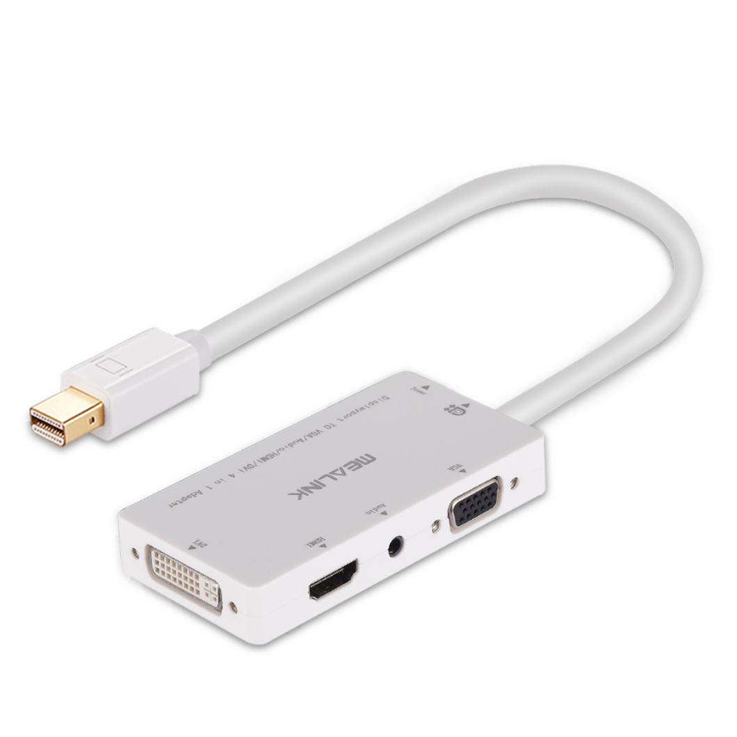 Mini Displayport Dp to HDMI/DVI/VGA /Stereo Audio Adapter Cable