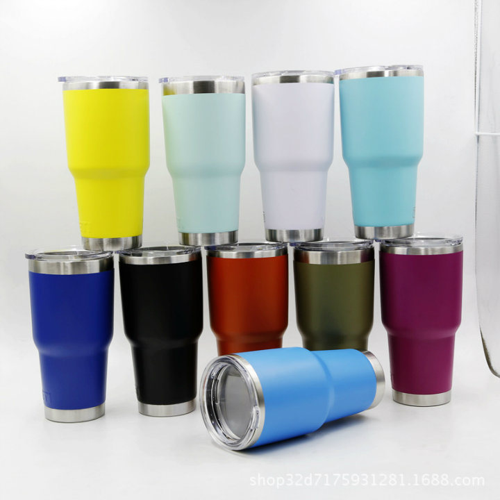 China Wholesale Double Wall Insulated Travel Rambler Stainless Steel 30oz Mug Tumbler Coffee Cup