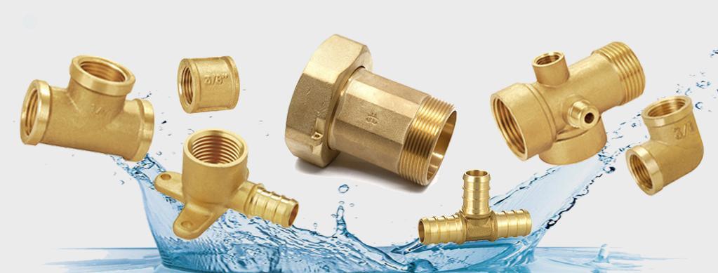 Copper Brass Compression Fittings for PE Pipe Male