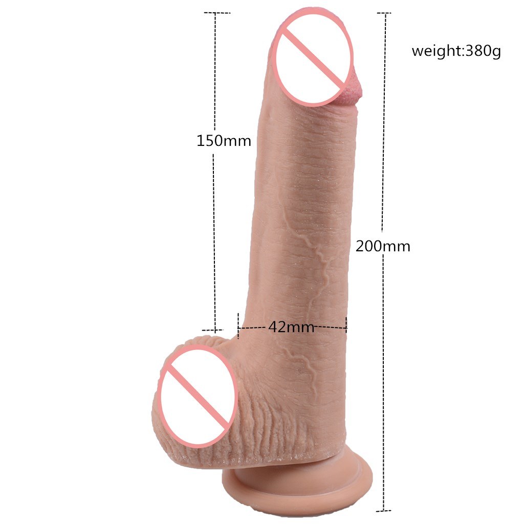 Top Quality Dildo with Strong Suction Cup Realistic Penis, Soft Silicon Rubber Big Huge Giant Dildo, Penis Lesbian