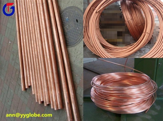Copper Brazing Rod, Copper Threaded Rod