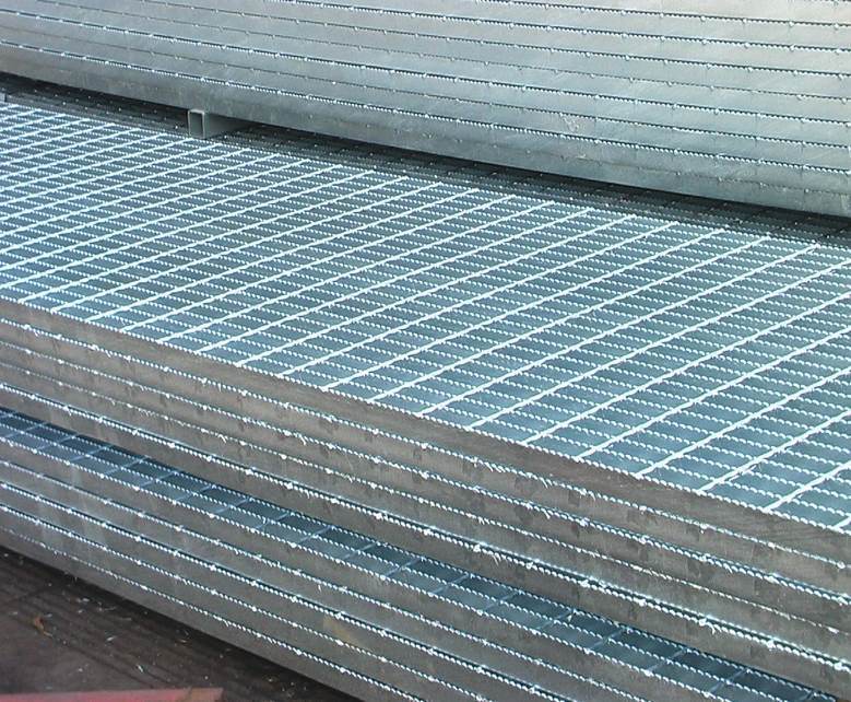 Standard Serrated Black Steel Grating for Steel Structure Platform Floor