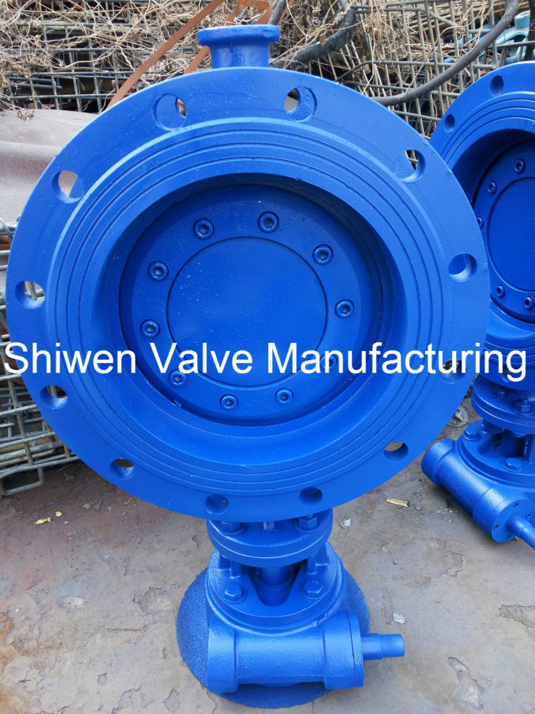 Hard/Metal Seal Triple Eccentric/Offset Butterfly Valve with Gear