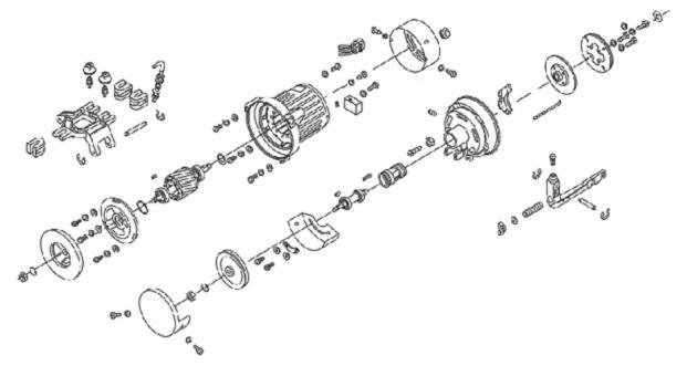 Sewing Machine Clutch Motor