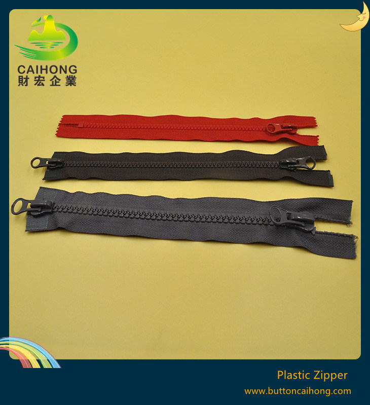 High Quality 8# Resin Zipper with Special Teeth Type for Clothing, Luggage