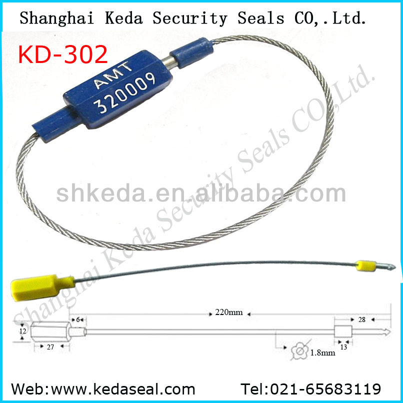 Cable Seal, Cargo Seal for Rail Car Doors, Containers (KD-335)