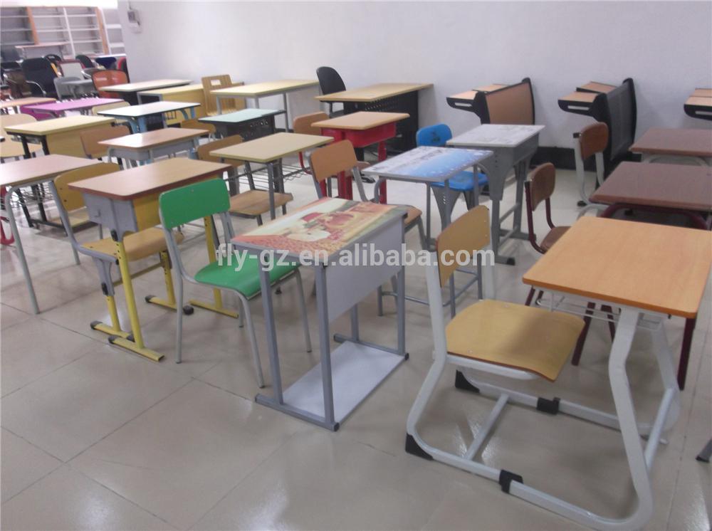 Cheap Price Double Student Table and Chair Classroom Furniture (SF-29D)