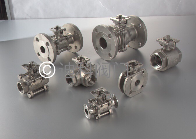 CF8/CF8m Sanitary 3 Way Ball Valve for Clamp End