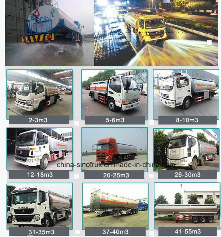 Hot Sale Sinotruk Water Tank Truck of 15t