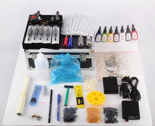 Long Life Tattoo Kit 3 Guns Type Tattoo Machine Power Supply