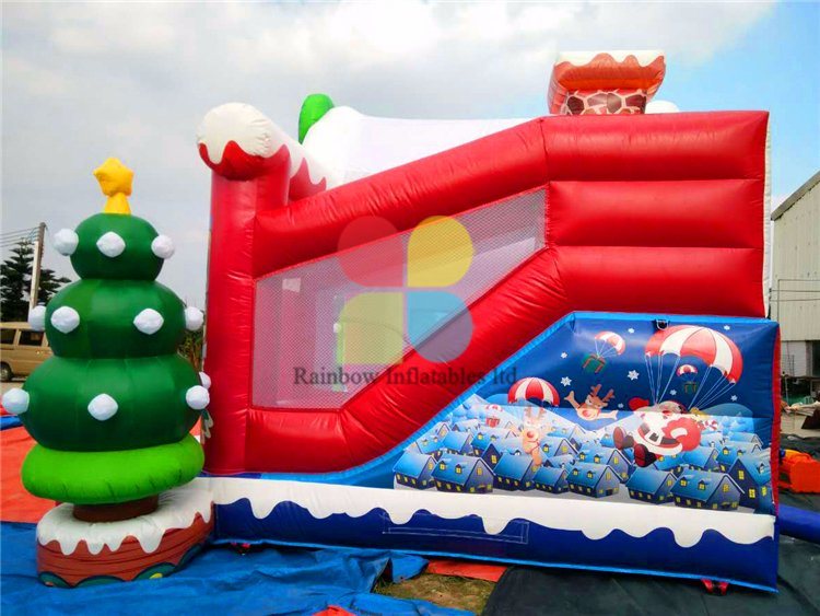 Best Design Inflatable Christmas Castle/Inflatable Bouncy House/Inflatable Christmas Slide