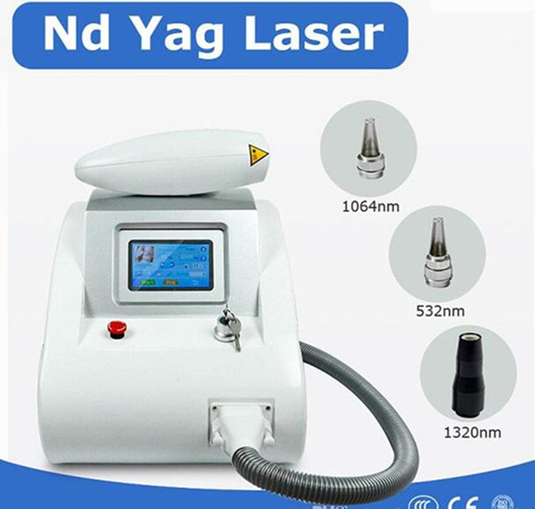 1064nm 530nm Q-Switched ND YAG Laser Tattoo Remaval Machine