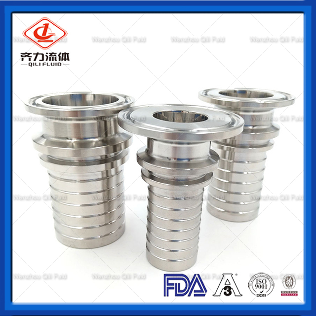 Sanitary Stainless Steel Pipe Fitting Hose Adapter