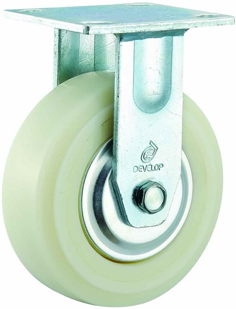 4/5/6/8 Inch Heavy Duty White Nylon Caster with Brake