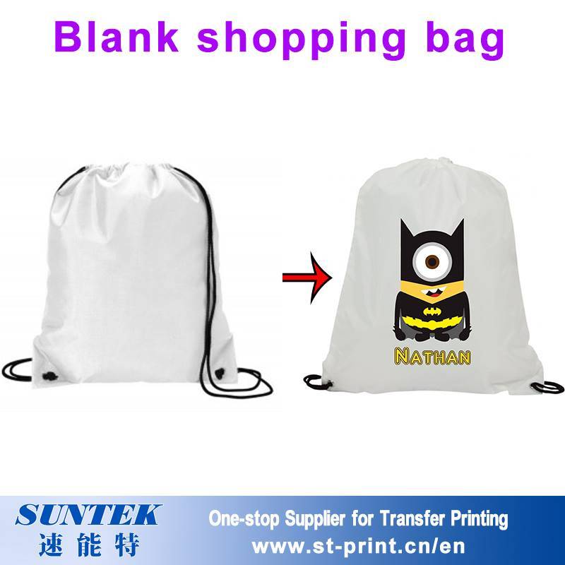 Wholesale Polyester Blank Custom School Bag with Straps for Sublimation