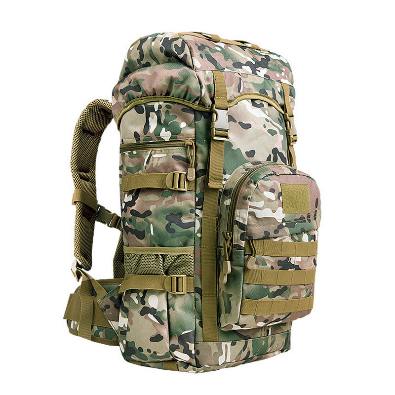 Tactical Nylon Double Shoulder Bag Outdoor Riding Cycling Backpack