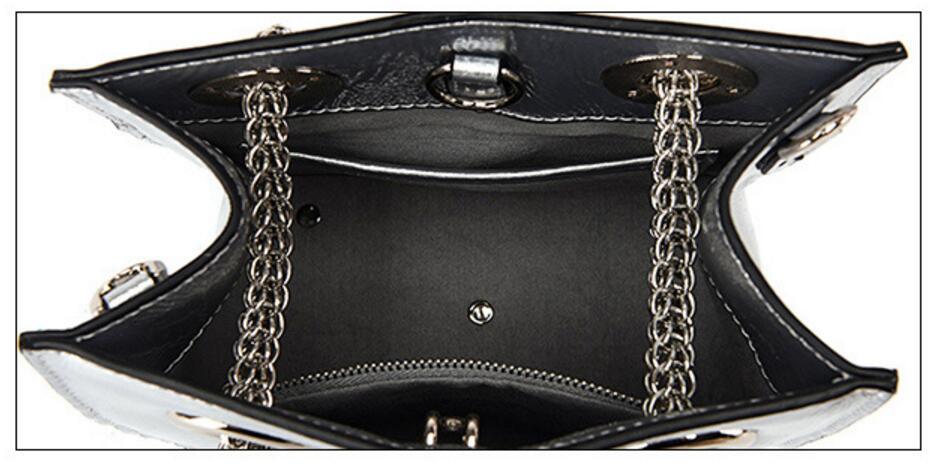 2018 New Fashion Lady Handbag with Genuine Leather, Patent Leather Handbags, Providing OEM Service