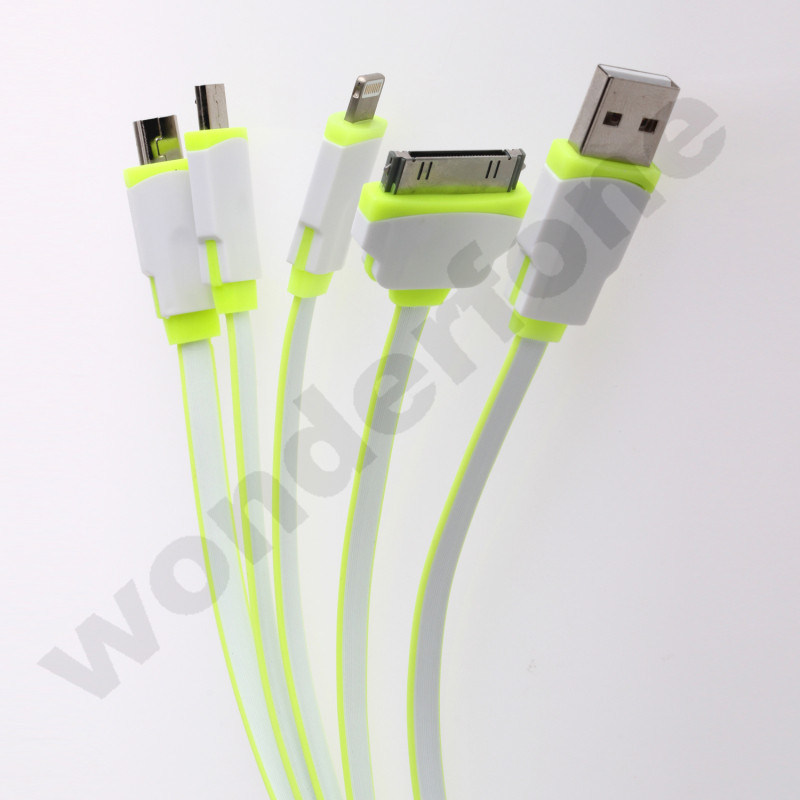 Hot Selling High Speed 4 in 1 USB Data Cable for Phones Tablets