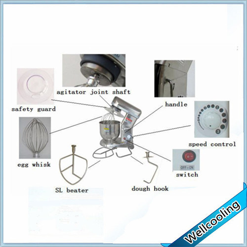 Dough Mixer Cake Machinery Food Mixers for Sale