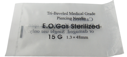 Body Piercing Different Sizes Sterile for Tattoo Needles Piercing Tools