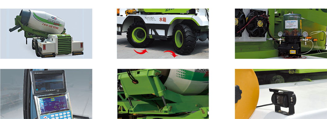 China Manufacturer 16 M3 One Hour Self Loading and Propelling Concrete Mixer