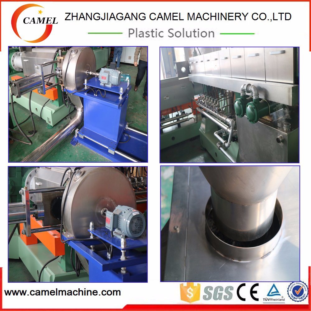 PVC Cable Parallel Twin Screw Extruderpelletizing Machine Plastic Granulator Production Line