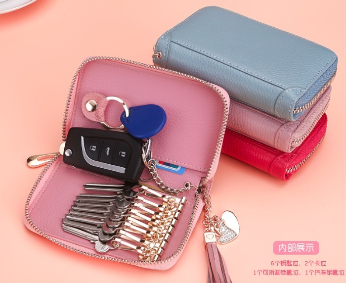 Leather Key Bags Key Case Key Holder Wallet