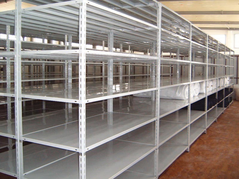 Light Duty Slotted Angle Steel Rivet Shelving