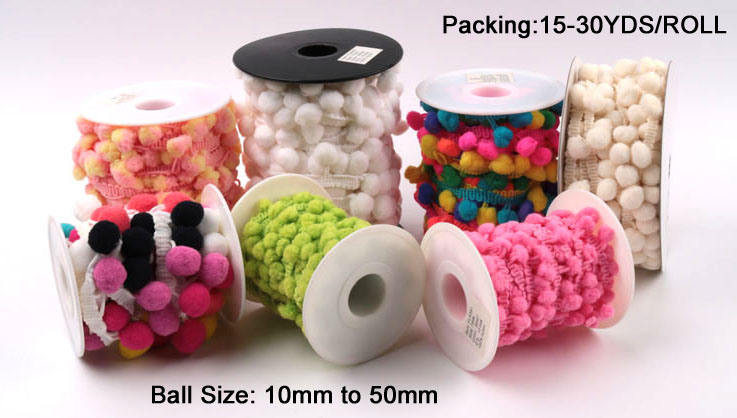 China Factory POM POM Lace Trims