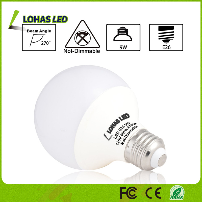 G20 G25 G30 G40 9W 15W 20W Aluminum+PC LED Light Bulb