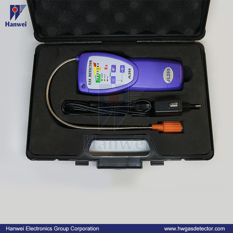 Portable H2 Hydrogen Gas Leak Detector Handheld Combustible Gas Leak Detector (JL269)