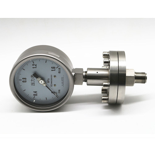 Factory Supplier Stainless Steel Manometer Pressure Gauge with Flange