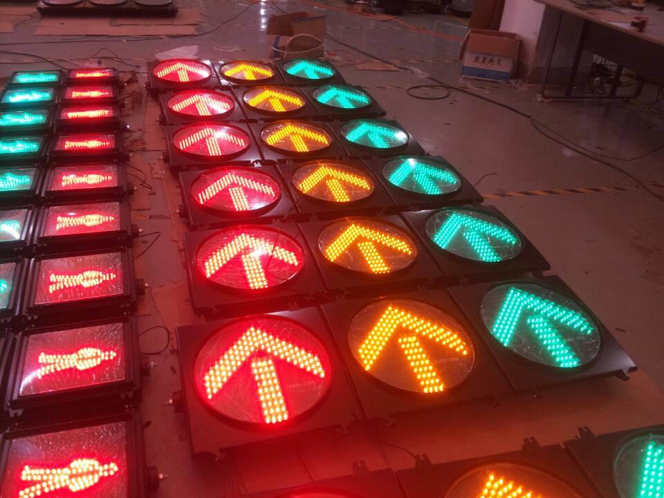 IP65 Customized Amber & Red Solar Traffic LED Flashing Warning Light