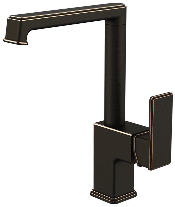 3 Hole Oil Rubbed Bronze Basin Water Mixer Faucet